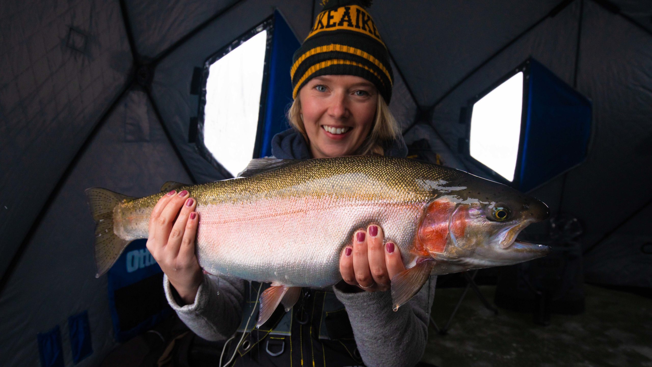 First Ice Walleyes in Northern Manitoba ( With @JaySiemens and @apbassing)  